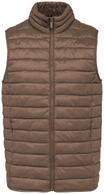 Lichte, gerecycleerde herenbodywarmer Kleur BEIGE