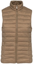 Lichte, gerecycleerde dames bodywarmer Kleur BEIGE