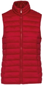 Lichte, gerecycleerde dames bodywarmer Kleur RED