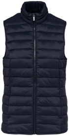 Lichte, gerecycleerde dames bodywarmer Kleur NAVY BLUE