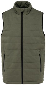 Heren bodywarmer van tricot Kleur KHAKI