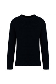 Grofgebreide herentrui Kleur BLACK