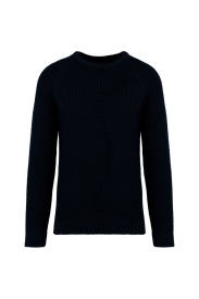 Grofgebreide herentrui Kleur NAVY BLUE