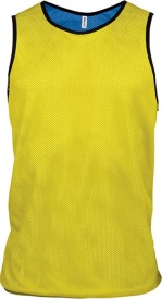 Omkeerbaar Trainingshesje PA042 Kleur FLUORESCENT YELLOW/ROYAL BLUE:#