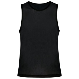 multi-sports light mesh bib PA043 Kleur BLACK