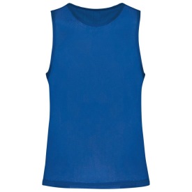 multi-sports light mesh bib PA043 Kleur ROYAL BLUE