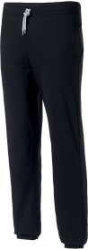 Unisex Joggingbroek Van Licht Katoen PA186 Kleur BLACK:#000000