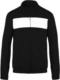 Trainingsjas kids PA348 Kleur BLACK/WHITE:#000000