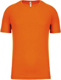 Functioneel Sportshirt PA438 Kleur FLUORESCENT ORANGE:#EA5D45