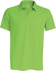 Herensportpolo PA482 Kleur LIME:#63D05A