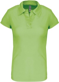 Damessportpolo PA483 Kleur LIME:#63D05A