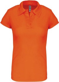 Damessportpolo PA483 Kleur ORANGE:#ED354E