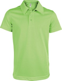 Kindersportpolo PA484 Kleur LIME:#63D05A