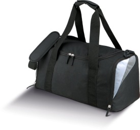 Middelgrote sporttas 55cm PA532 Kleur BLACK/WHITE/LIGHT GREY:#