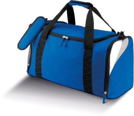 Middelgrote sporttas 55cm PA532 Kleur ROYAL BLUE/WHITE/LIGHT GREY:#