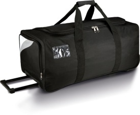 Grote sporttas op wieltjes 70cm PA534 Kleur BLACK