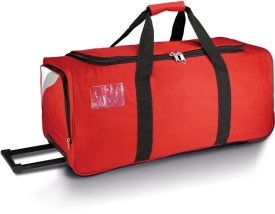 Grote sporttas op wieltjes 70cm PA534 Kleur RED/WHITE/LIGHT GREY:#