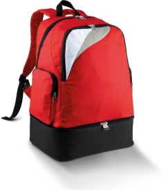 Teamsports rugzak met sterke bodem PA536 Kleur RED