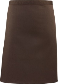 Voorbindschort Colours Mid Length Apron Kleur BROWN