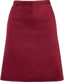 Voorbindschort Colours Mid Length Apron Kleur BURGUNDY