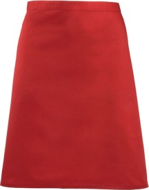 Voorbindschort Colours Mid Length Apron Kleur RED