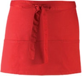 Voorbindschort Colours 3 Pocket Waist Apron Kleur RED