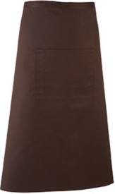 Voorbindschort Colours Waist Apron Kleur BROWN
