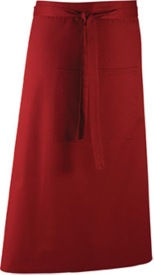 Voorbindschort Colours Waist Apron Kleur BURGUNDY
