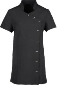 Orchid Buttoned Tunic Kleur BLACK