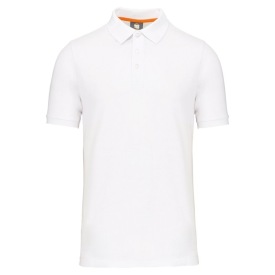 Men's eco-friendly polo shirt Kleur WHITE