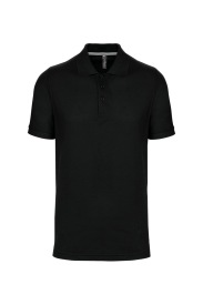 Men's shortsleeved polo shirt Kleur BLACK