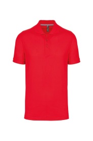 Men's shortsleeved polo shirt Kleur RED