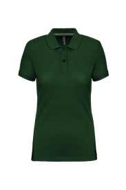 Ladies' short-sleeved polo shirt Kleur FOREST GREEN