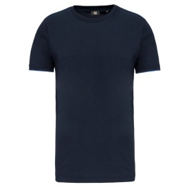 Men's short-sleeved DayToDay t-shirt Kleur NAVY BLUE/ROYAL BLUE