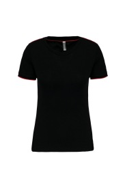 Ladies' short-sleeved DayToDay t-shirt Kleur RED