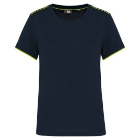 Ladies' short-sleeved DayToDay t-shirt Kleur FLUOGEEL