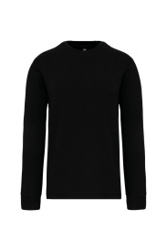 Set-in sleeve sweatshirt Kleur BLACK