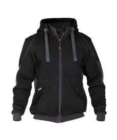 Pulse Sweatshirt jas met bontvoering Kleur ZWART/ANTRACIETGRIJS