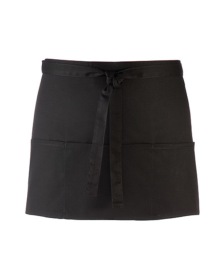 Voorbindschort Colours Collection 3-Pocket Apron Kleur BLACK
