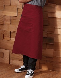 Voorbindschort Colours Collection Bar Apron Kleur BURGUNDY (CA. PANTONE 216)