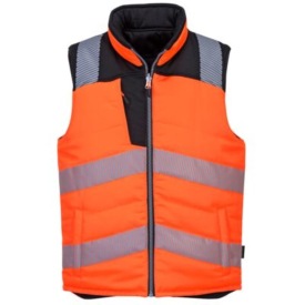 PW3 Hi-Vis Reversible Bodywarmer Kleur orange/black