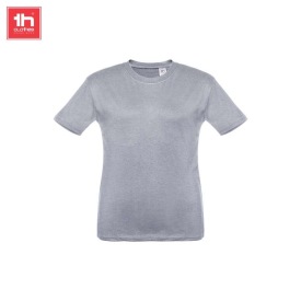 Kinder unisex t-shirt quito Kleur grijs melange