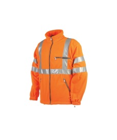 Reims Signalisatie fleece jas Kleur FLUO-ORANJE