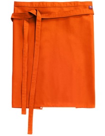 Bistro Apron Roma 50 x 78 cm Kleur ORANGE