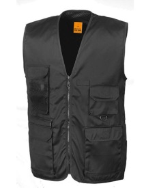 Safari Zomerbodywarmer - vest zonder mouwen Kleur BLACK