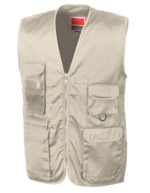 Safari Zomerbodywarmer - vest zonder mouwen Kleur CAMEL