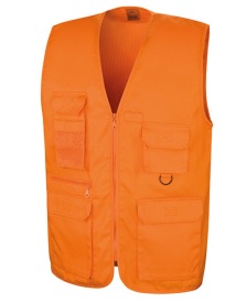 Safari Zomerbodywarmer - vest zonder mouwen Kleur ORANGE