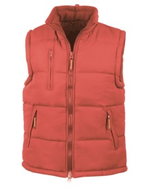 Ultra Padded Bodywarmer Kleur RED