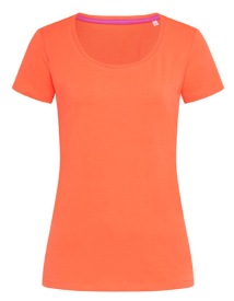 Claire Crew Neck Women Kleur SALMON