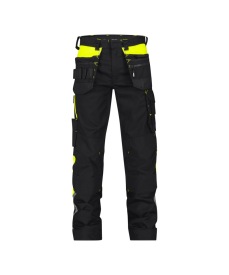 BROEK DASSY LOGYX SHANGHAI SPIJKERZAK Kleur zwart/fluogeel